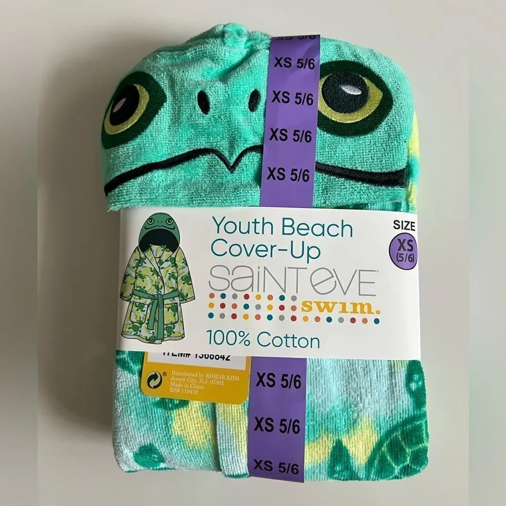NWT Sainteve Turtle Youth Beach Cover-Up